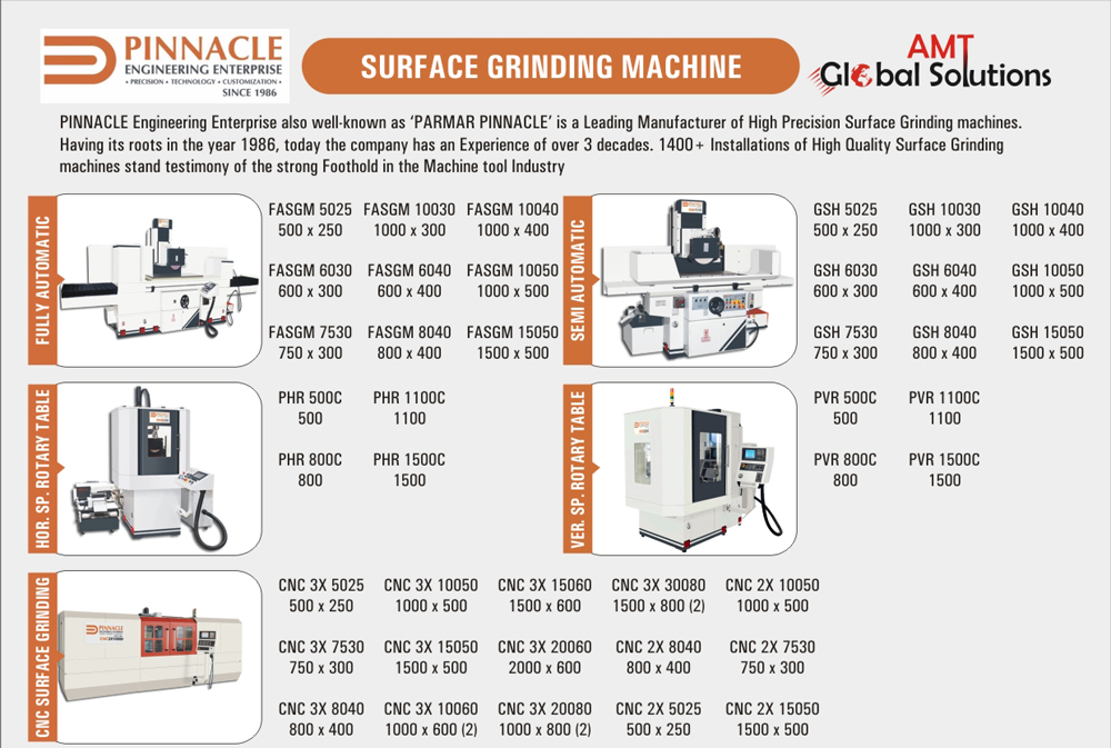 PINNACLE SURFACE GRINDING MACHINE